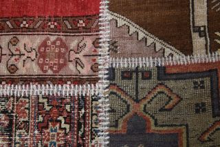 Vintage Patchwork Large Area Rug - Thumbnail