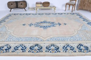 Antique Large Area Rug - Thumbnail