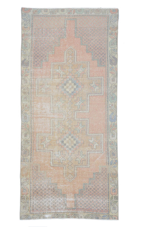 Akbora - Vintage Pastel Turkish Runner