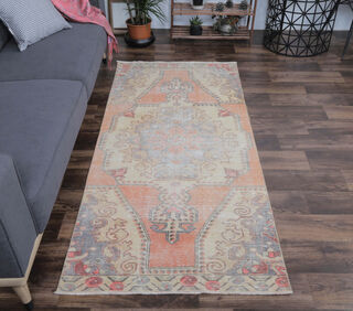 Akcicek - Oriental Persian Vintage Rug - Thumbnail