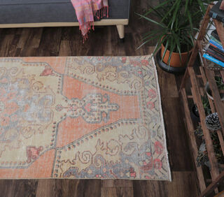 Akcicek - Oriental Persian Vintage Rug - Thumbnail