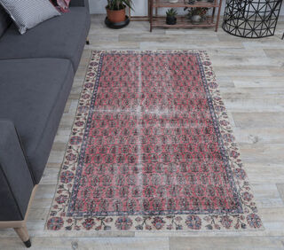 Akela - Turkish Wool Vintage Rug - Thumbnail