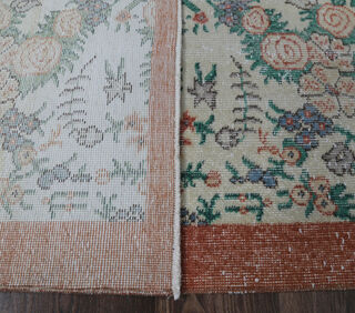 Aksev - High Garden Turkish Vintage Rug - Thumbnail