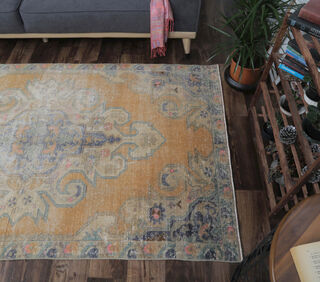 Aktac - Ancient Persian Vintage Rug - Thumbnail