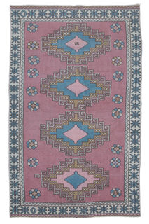 Akvota - Folk Vintage Turkish Rug - Thumbnail