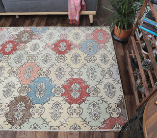 Albertina - Turkish Modern Vintage Rug - Thumbnail