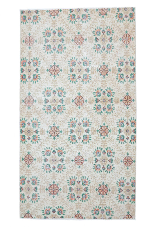 Alman - Neutral Floral Vintage Rug