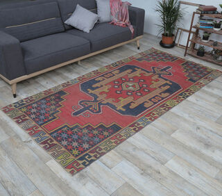 Alona - Vintage Geometric Rug - Thumbnail