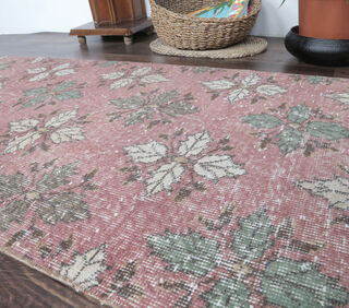 Anne - Faded Pink Small Rug - Thumbnail