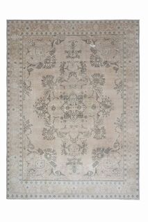 Antique Hand-Knotted 10x13 Brown Persian Rug - Thumbnail