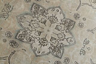 Antique Hand-Knotted 10x13 Brown Persian Rug - Thumbnail