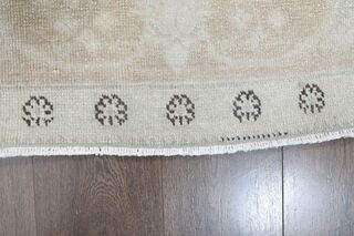 Antique Hand-Knotted 10x13 Brown Persian Rug - Thumbnail