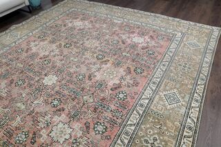 Rare Persian Vintage Woven Wool Rug - Thumbnail