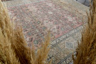 Rare Persian Vintage Woven Wool Rug - Thumbnail