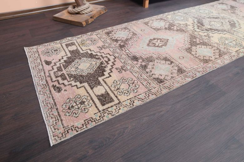 Turkish Oushak Antique Runner Rug