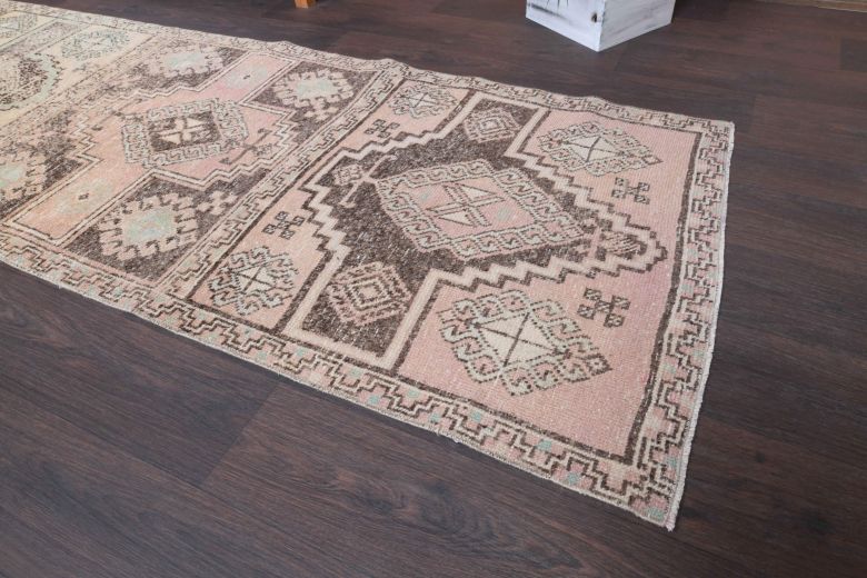 Turkish Oushak Antique Runner Rug