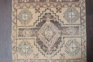 Turkish Oushak Antique Runner Rug - Thumbnail