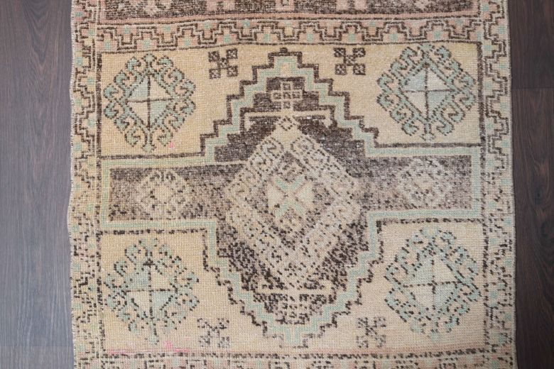 Turkish Oushak Antique Runner Rug