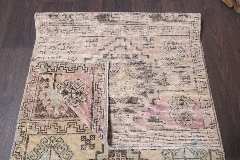 Turkish Oushak Antique Runner Rug