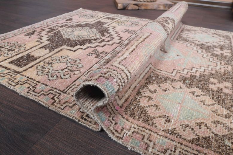 Turkish Oushak Antique Runner Rug