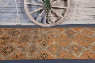 Tribal Antique Anatolian Hallway Runner Rug - Thumbnail