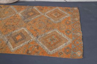 Tribal Antique Anatolian Hallway Runner Rug - Thumbnail