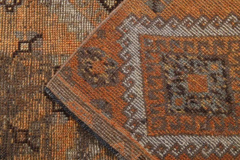 Tribal Antique Anatolian Hallway Runner Rug
