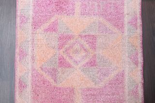 Antique Hand-Knotted Anatolian Runner Rug - Thumbnail