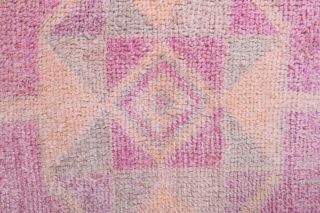 Antique Hand-Knotted Vintage Runner Rug - Thumbnail