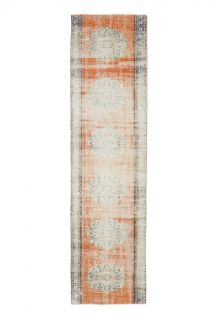 Antique Distressed Runner Rug - Thumbnail