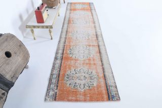 Antique Distressed Runner Rug - Thumbnail