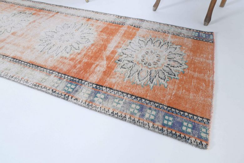 Antique Distressed Runner Rug