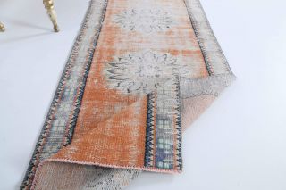 Antique Distressed Runner Rug - Thumbnail