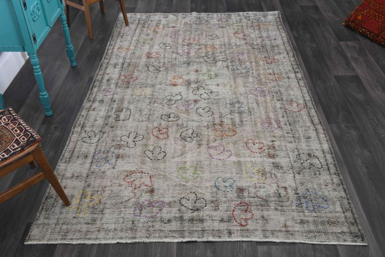 1950s - Custom Design Vintage Anatolian Rug