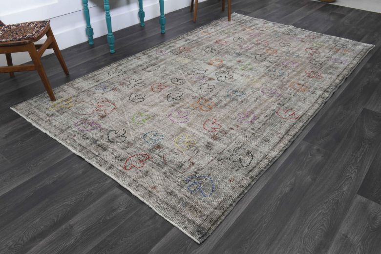 1950s - Custom Design Vintage Anatolian Rug