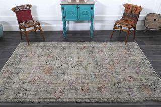 1950s - Custom Design Vintage Anatolian Rug - Thumbnail