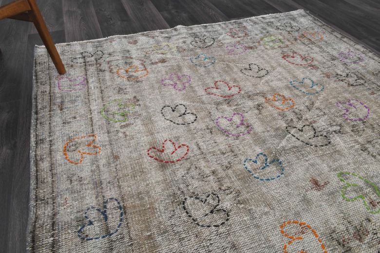 1950s - Custom Design Vintage Anatolian Rug