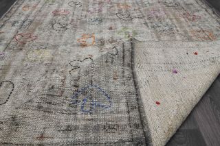 1950s - Custom Design Vintage Anatolian Rug - Thumbnail