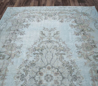 Aurelia - Turquoise Vintage Rug - Thumbnail