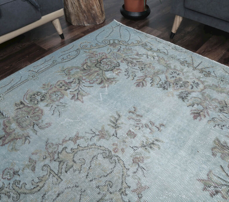 Aurelia - Turquoise Vintage Rug