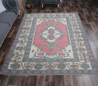 Austyn - Pastel Ethnic Vintage Rug - Thumbnail