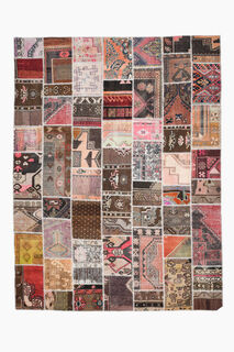 Authentic Patchwork Rug - Thumbnail