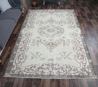 Averie - Neutral Floral Rug - Thumbnail