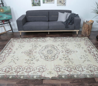 Averie - Neutral Floral Rug - Thumbnail