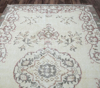 Averie - Neutral Floral Rug - Thumbnail