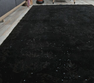 Ayperi - Black Vintage Rug - Thumbnail