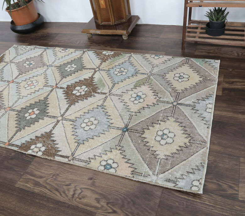 Bashakan - Eclectic Muted Colored Rug