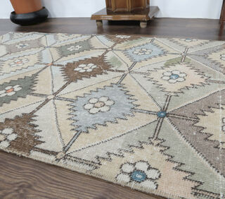 Bashakan - Eclectic Muted Colored Rug - Thumbnail