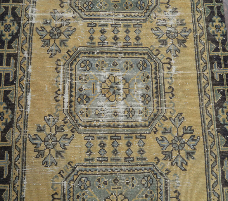 Belgu - Yellow Runner Rug