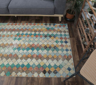 Beran - Retro Vintage Rug - Thumbnail